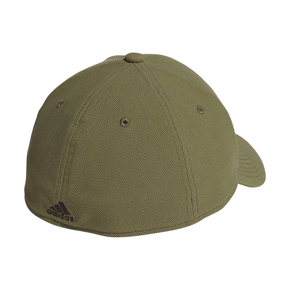 Men's adidas Olive Release 3 AEROREADY Flex Hat