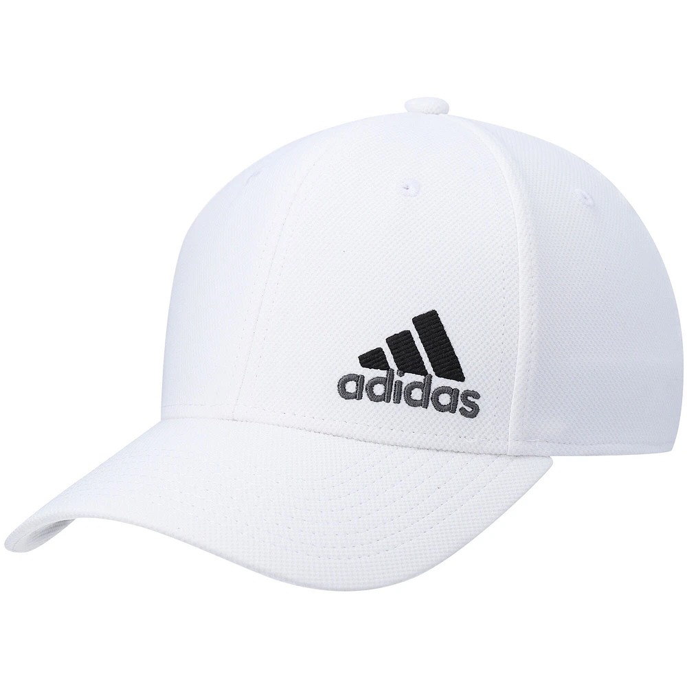 Casquette adidas Originals blanche AEROREADY Release 3 Flex pour hommes