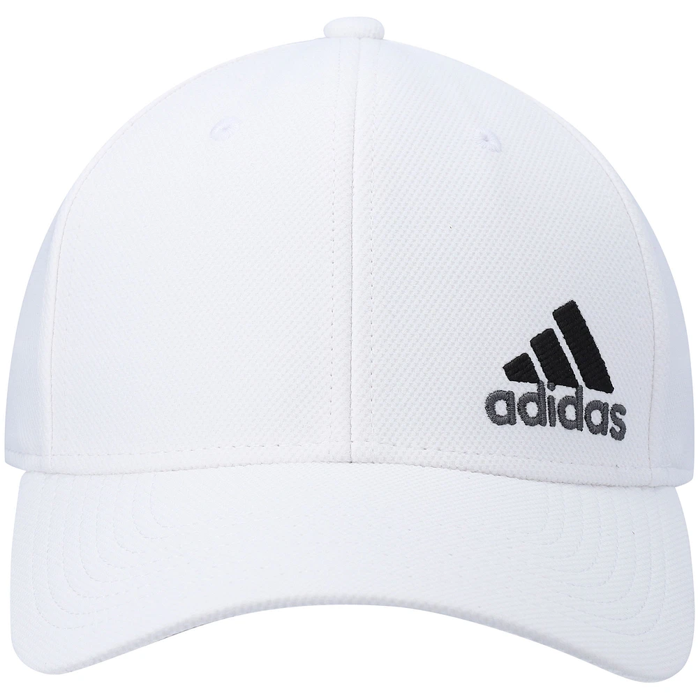 Casquette adidas Originals blanche AEROREADY Release 3 Flex pour hommes