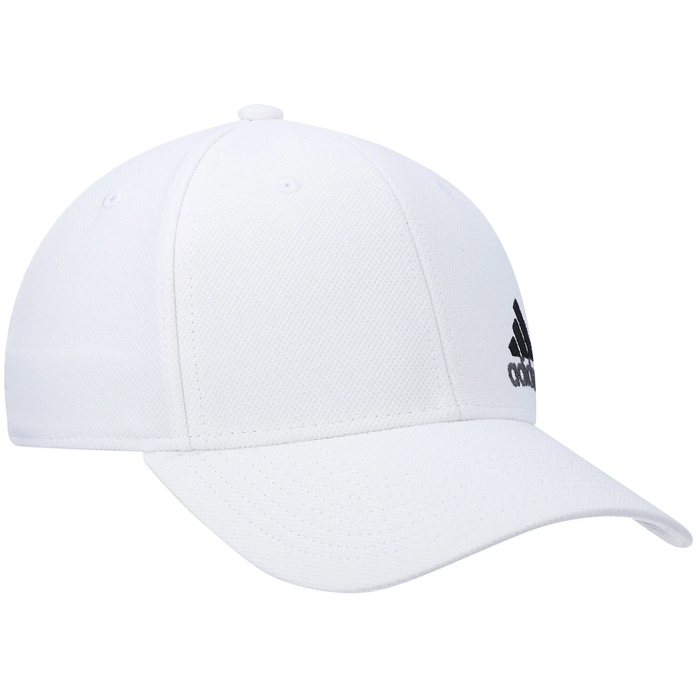 Casquette adidas Originals blanche AEROREADY Release 3 Flex pour hommes