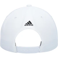 Casquette snapback adidas 3-Bar AEROREADY blanche pour homme