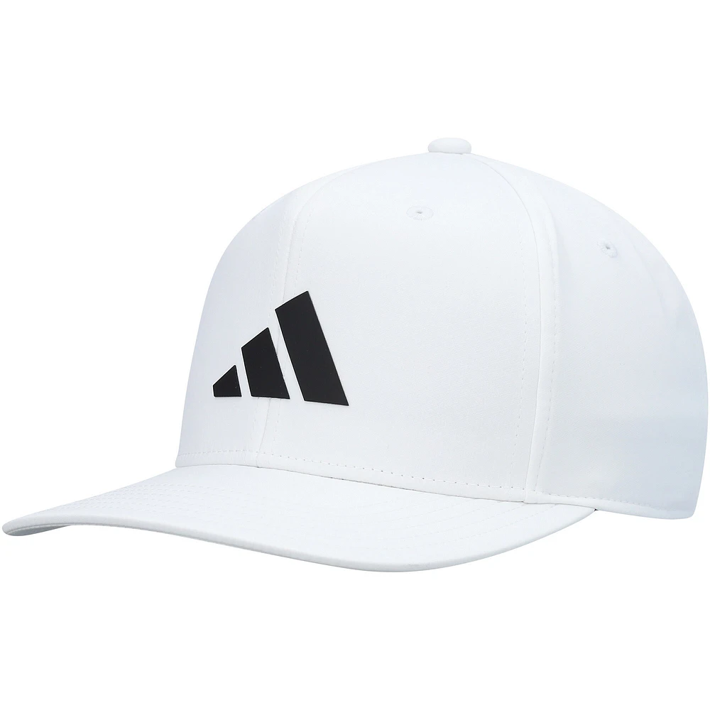 Casquette snapback adidas 3-Bar AEROREADY blanche pour homme