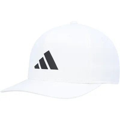 Men's adidas White 3-Bar AEROREADY Snapback Hat