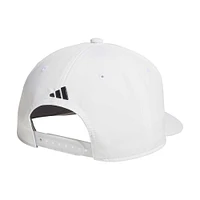 Casquette Snapback adidas 3-Bar II AEROREADY blanche pour hommes