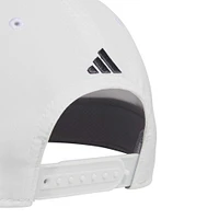 Casquette Snapback adidas 3-Bar II AEROREADY blanche pour hommes