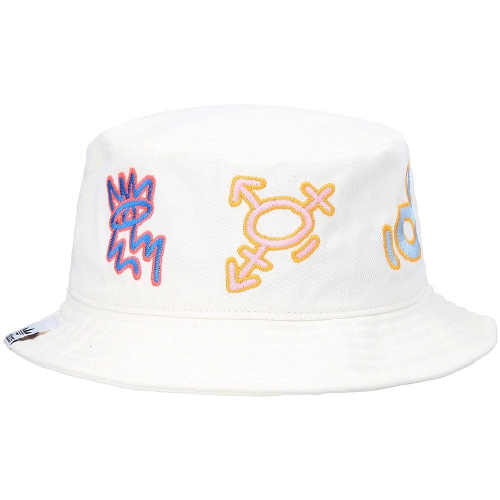 adidas Originals - Chapeau seau Pride Icons crème