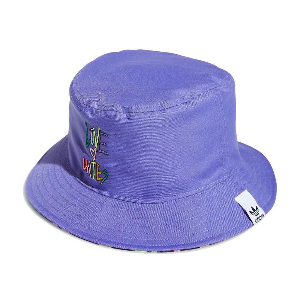 adidas Originals Purple/Black Logo Pride Reversible - Bucket Hat