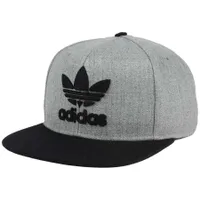 adidas Originals Trefoil Chain - Casquette Ajustable - Gris Chiné/Noir