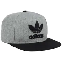 adidas Originals Trefoil Chain - Casquette Ajustable - Gris Chiné/Noir