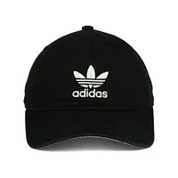 adidas Originals Women's Pre-Curved Washed Adjustable - Hat - Black