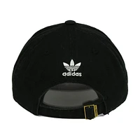 adidas Originals Women's Pre-Curved Washed Adjustable - Hat - Black