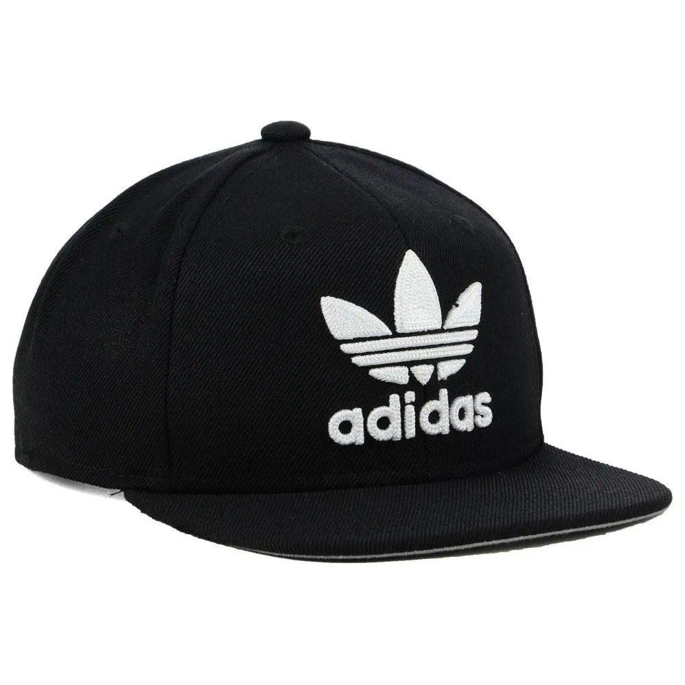 adidas Originals Youth Chain Stitch - Casquette ajustable snapback - Noir