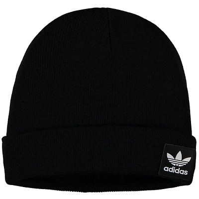 Bonnet en tricot à revers Grove avec logo noir adidas Originals pour homme