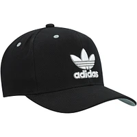 Casquette snapback pré-courbée moderne noire adidas Originals pour hommes