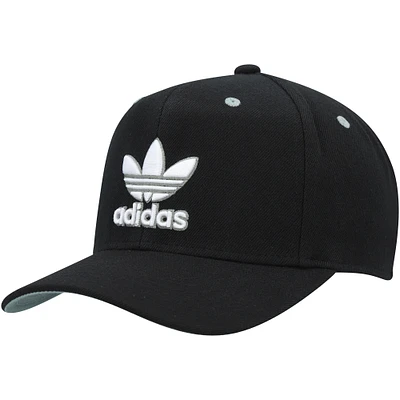 Casquette snapback pré-courbée moderne noire adidas Originals pour hommes