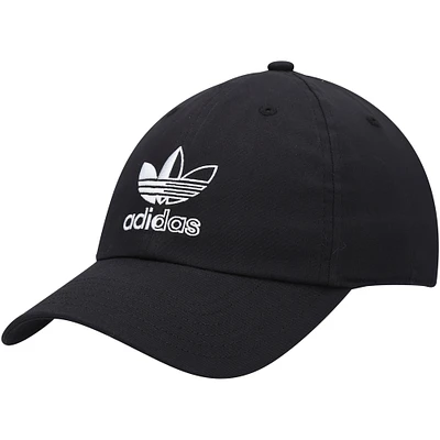 Casquette réglable Trèfle fendu adidas Originals pour homme, noir