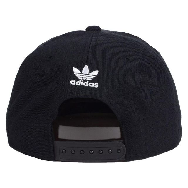 Hommes adidas Originals Black Trefoil Chain - Casquette Snapback