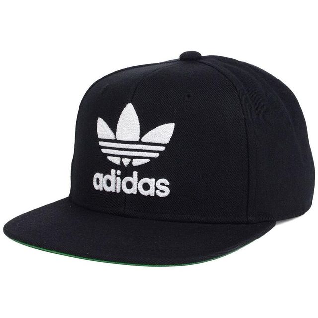 Hommes adidas Originals Black Trefoil Chain - Casquette Snapback