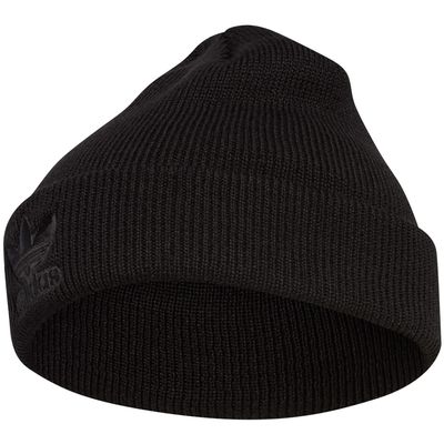 Men's adidas Originals Black Trefoil - Cuffed Knit Hat