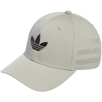 Logo Beacon III gris adidas Originals pour homme - Casquette Snapback