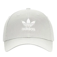 Casquette ajustable délavée pré-courbe adidas Originals pour hommes, gris