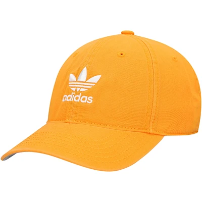 Casquette ajustable délavée orange décontractée adidas Originals pour homme