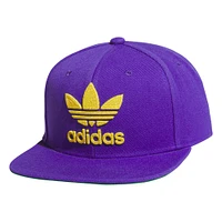 Men's adidas Originals Purple Trefoil Chain Snapback Hat