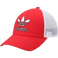 Men's adidas Originals Red/White Icon 2.0 Trucker - Snapback Hat