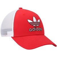 Men's adidas Originals Red/White Icon 2.0 Trucker - Snapback Hat