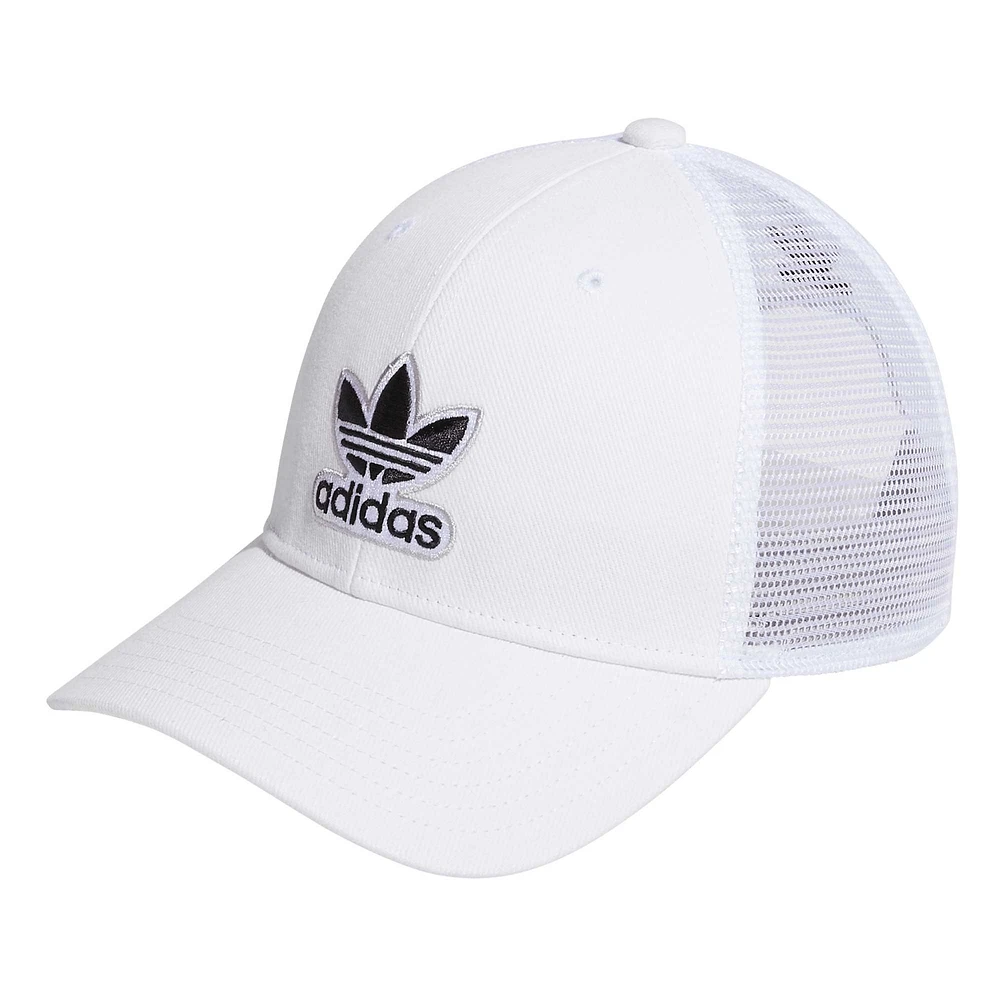 Casquette ajustable Trucker Icon 3.0 blanche adidas Originals pour hommes