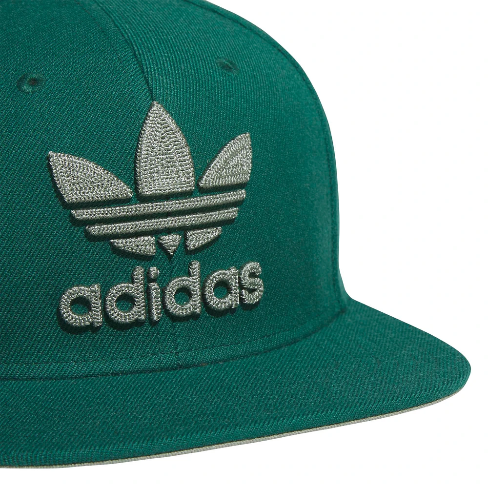 Casquette snapback verte adidas Originals Trefoil Chain pour homme
