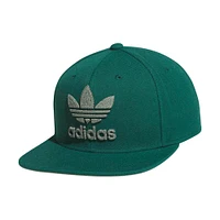 Casquette snapback verte adidas Originals Trefoil Chain pour homme