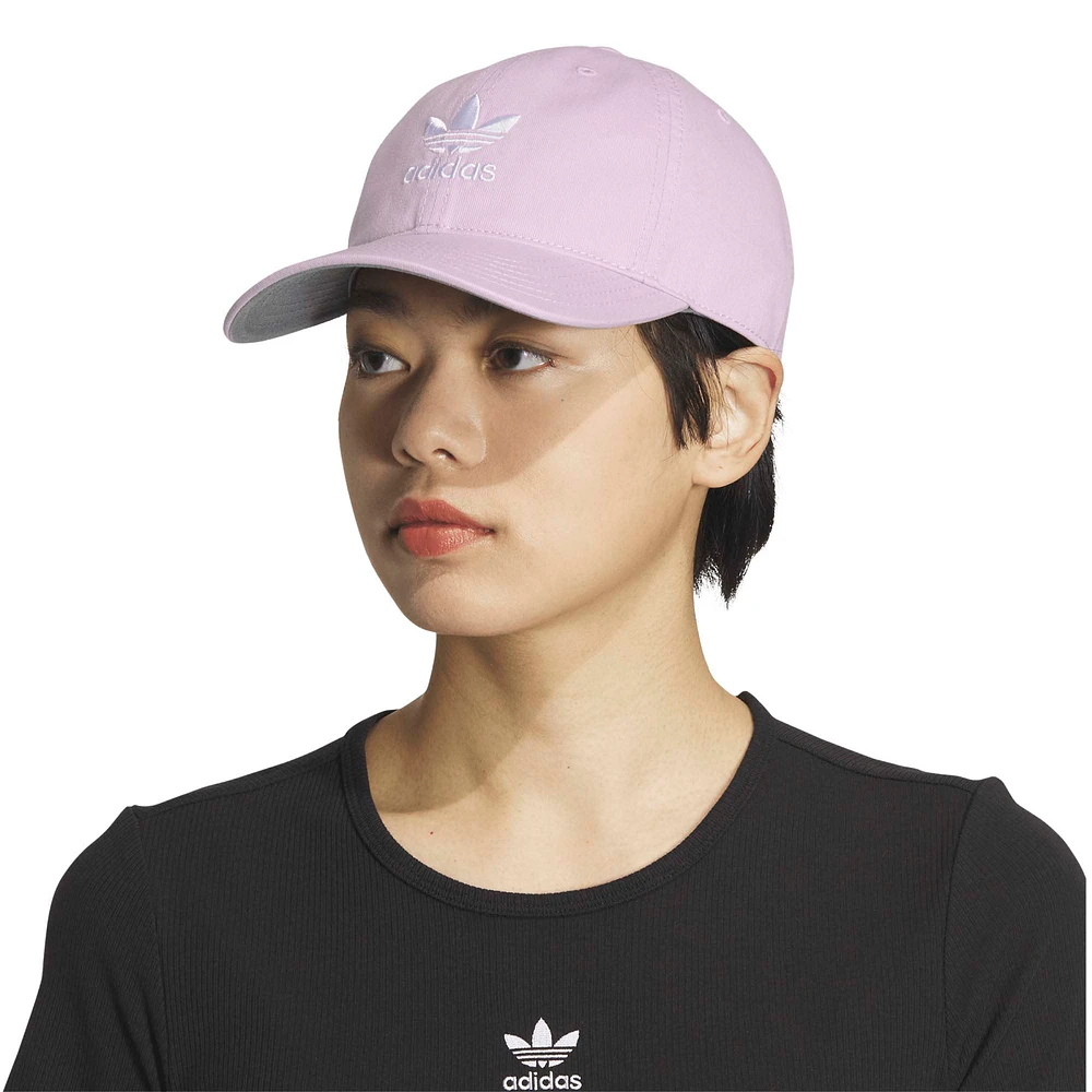 Women's adidas Originals Light Purple Relaxed Adjustable Hat
