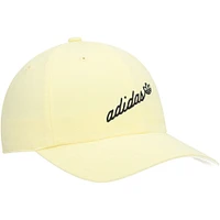 Casquette ajustable jaune Script adidas Originals pour femme