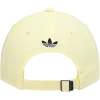 Casquette ajustable jaune Script adidas Originals pour femme