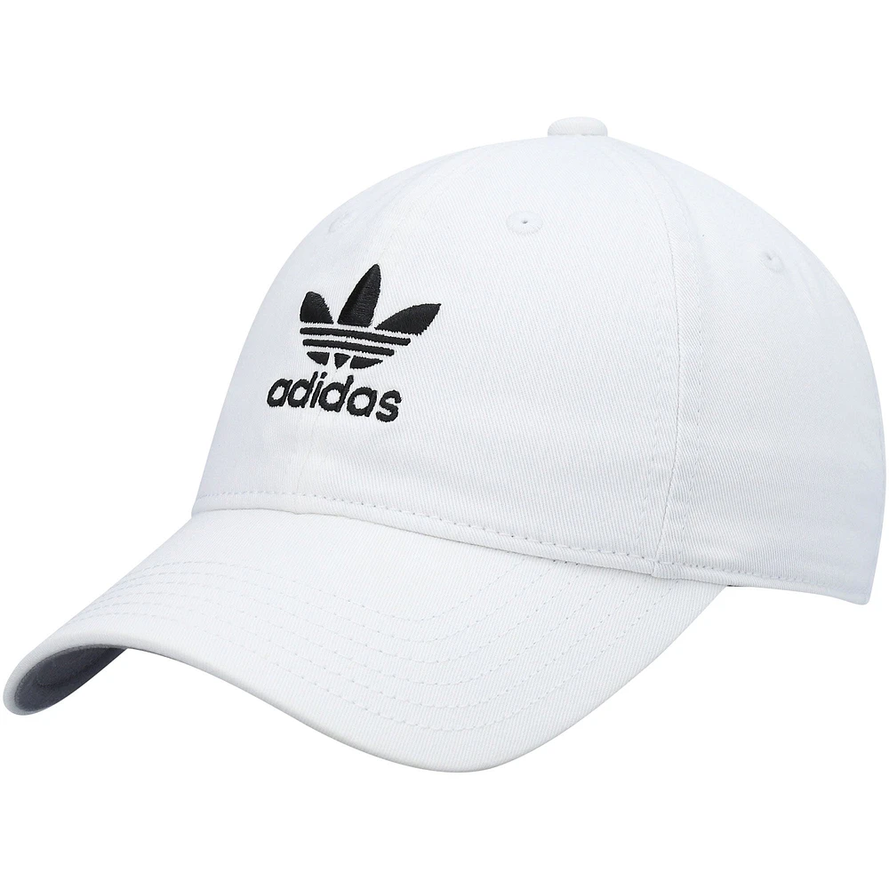 Youth adidas Originals White Adjustable Hat