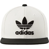 Youth adidas Originals White Chainstitch Adjustable Snapback Hat