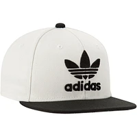 Youth adidas Originals White Chainstitch Adjustable Snapback Hat