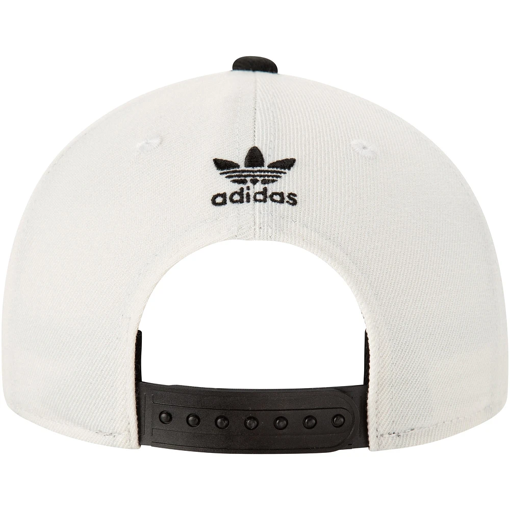 Youth adidas Originals White Chainstitch Adjustable Snapback Hat