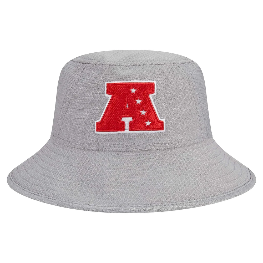 Men's New Era Gray AFC Merchandise 2025 NFL Pro Bowl Bucket Hat