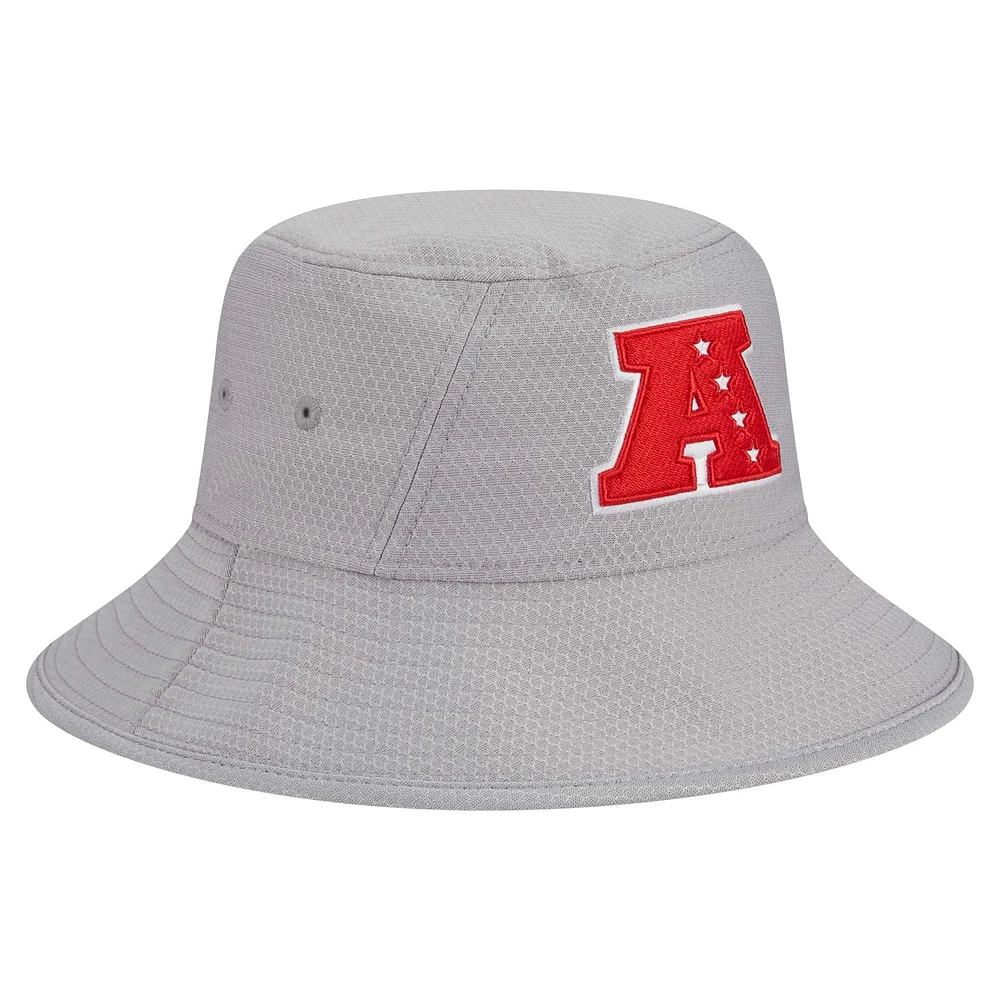 Men's New Era Gray AFC Merchandise 2025 NFL Pro Bowl Bucket Hat