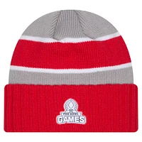 Men's New Era Red AFC 2025 NFL Pro Bowl Cuffed Knit Hat