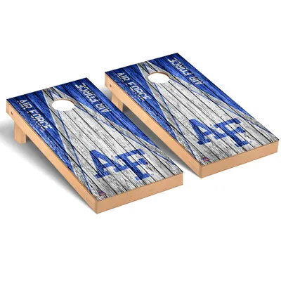 Air Force Falcons 2' x 4' Weathered Triangle Cornhole Board Set