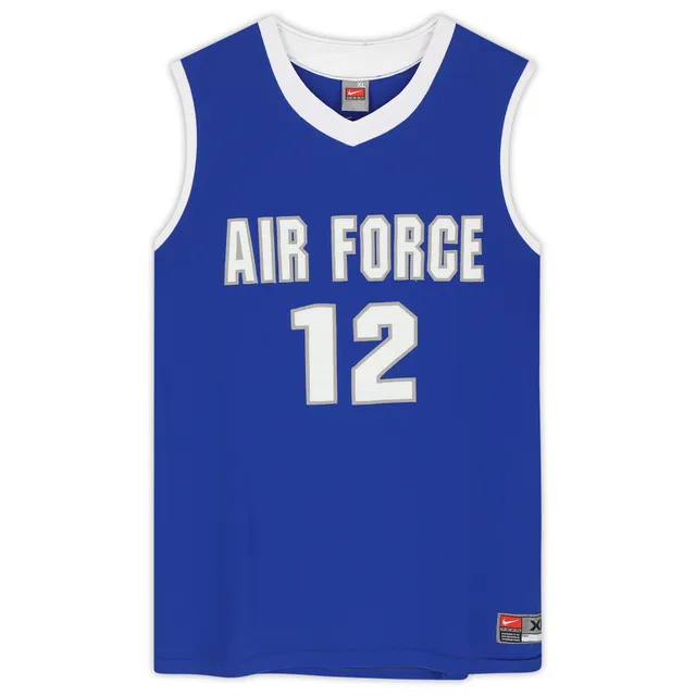 Air Force Falcons Nike Team-Issued #34 Royal White Black