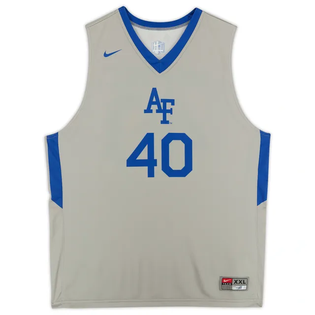 Air Force Falcons Nike Team-Issued #12 Royal & Black Jersey from the  Basketball Program - Size L