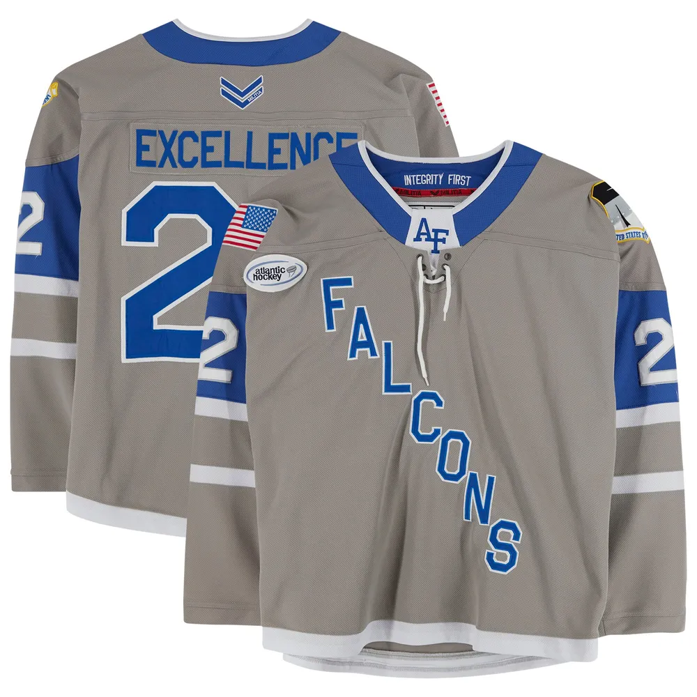 Air Force Falcons Team-Issued #44 White and Gray Jersey from the Basketball  Program - Size L+2