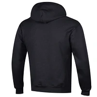Sweat à capuche noir Champion Air Force Falcons Arch Over Logo pour homme