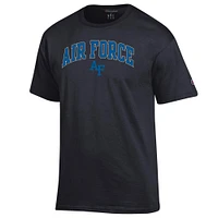Men's Champion  Black Air Force Falcons Arch Over Logo T-Shirt