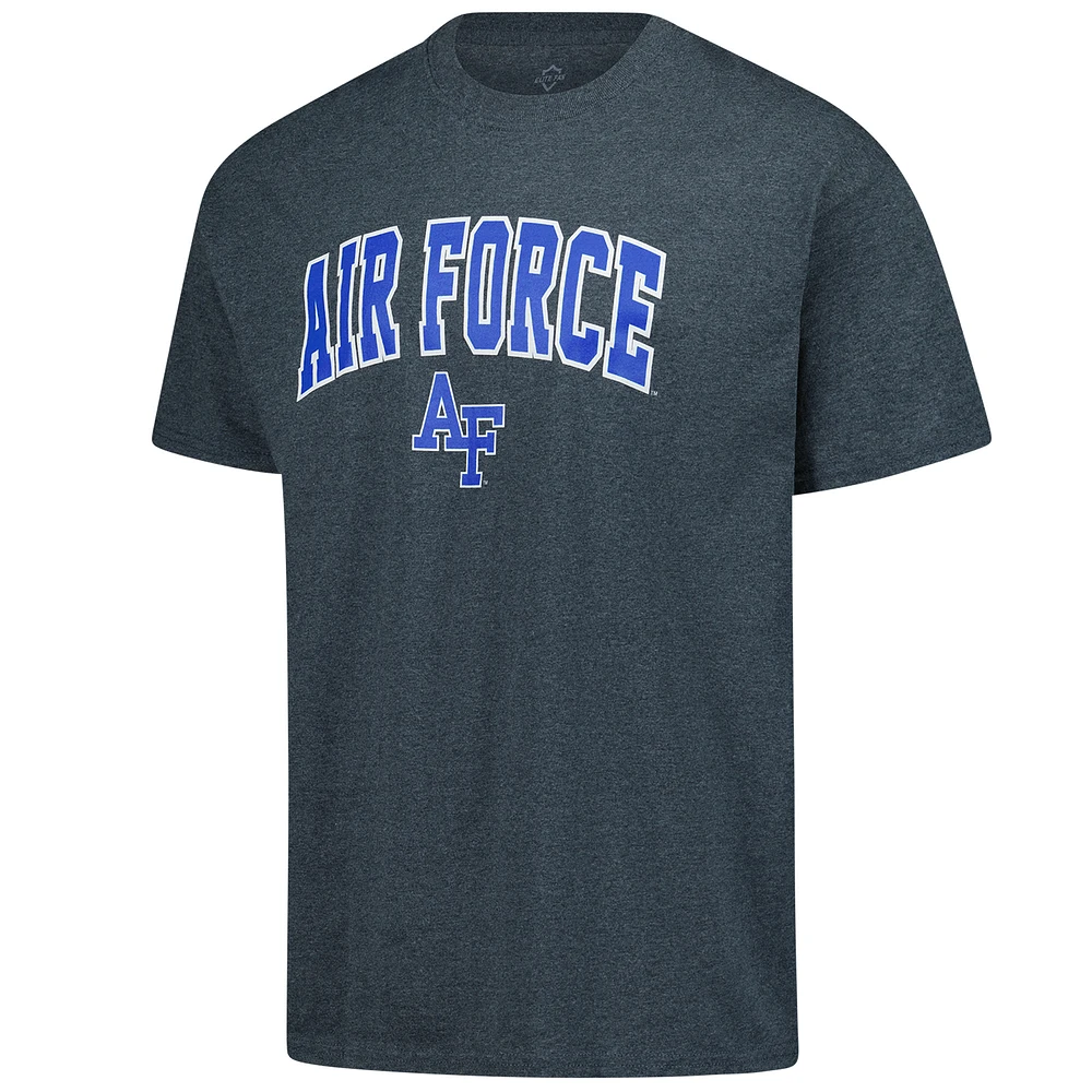 T-shirt premium pour homme Air Force Falcons, anthracite chiné