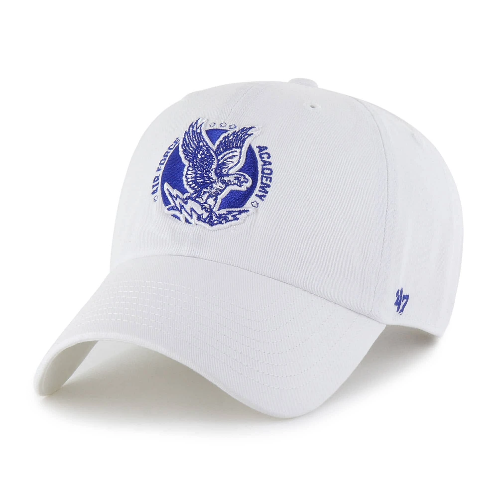 Casquette ajustable blanche Air Force Falcons Vault Clean Up pour homme, modèle 1947